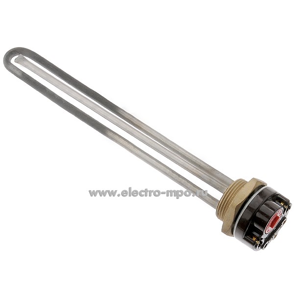 Б8374. ТЭН 57-3-8/1,5 J220 1,5кВт 220В для воды нерж.ст. с терморегулятором (9675) (Завод ТЭН)