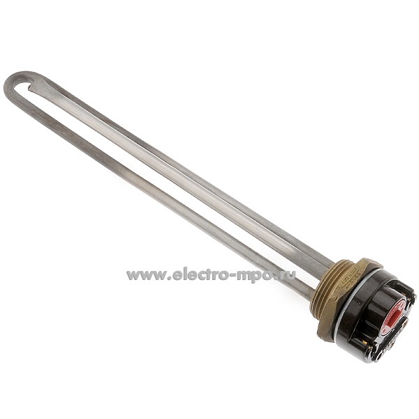 Б8375. ТЭН 57-3-8/2,0 J220 2кВт 220В для воды нерж.ст. с терморегулятором (8956) (Завод ТЭН)