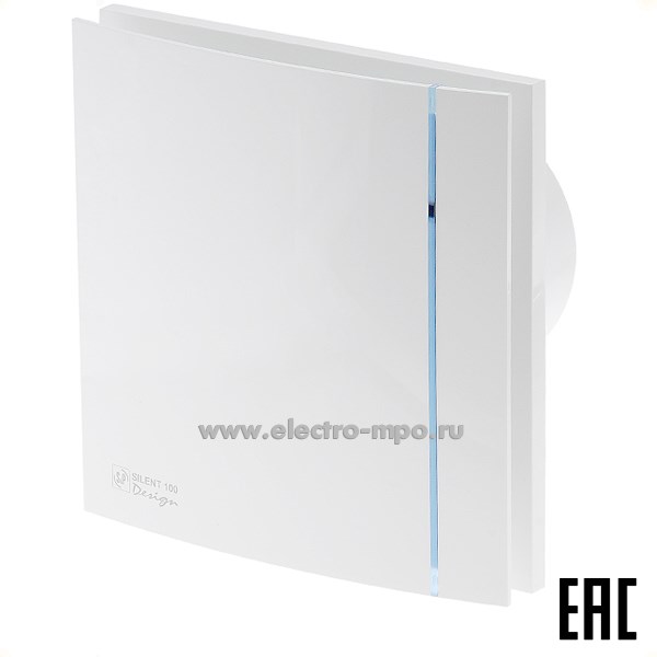 Б9091. Вентилятор SILENT 100CZ Design 3C накладной осевой D=100мм 220В (Soler\Palau Испания)