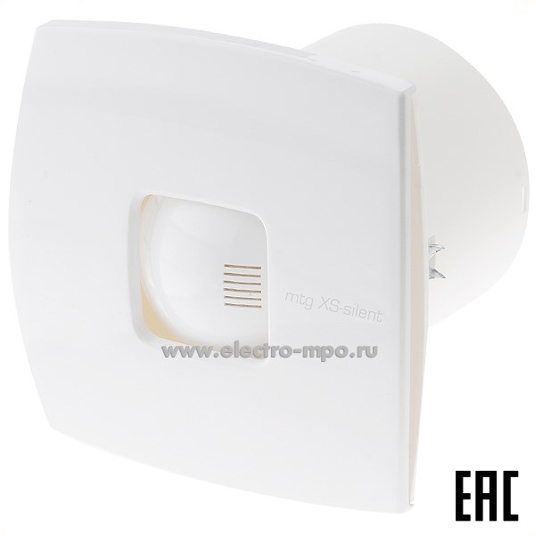 Б9523. Вентилятор MTG A100XS-H осевой накл. вытяж. белый (29505) D=100мм 220В гигротаймер+обр.клап. (Mak T