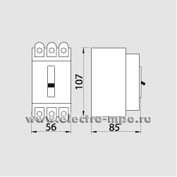 А1410. Автоматический выключатель АЕ2036ММ-10Н 2,5А/3п/ 1,0кА (НВА Черкесск)
