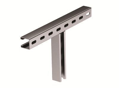 М24. T-образное BMH3020HDZ крепление к вертикальной двутавровой балке, 200 мм, горячеоцинкованное (ДКС)