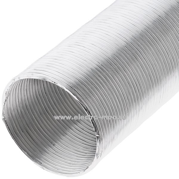 Б9660. Воздуховод 10ВА алюминиевый гофрированный D=100мм L=3м (Россия)