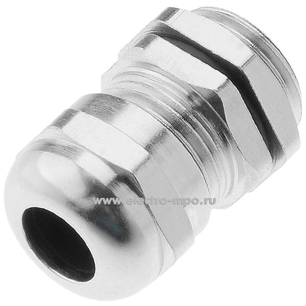 Т2001. Сальник CPG-9 латунный с контргайкой (D кабеля 4-8мм, IP68) (Электромонтаж)