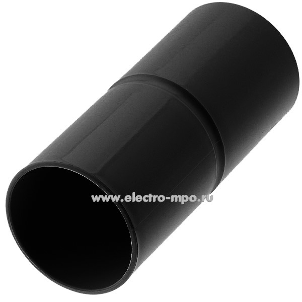 Т08. Муфта М01250Ч соединительная с ограничителем, для труб 50мм чёрная (Рувинил)