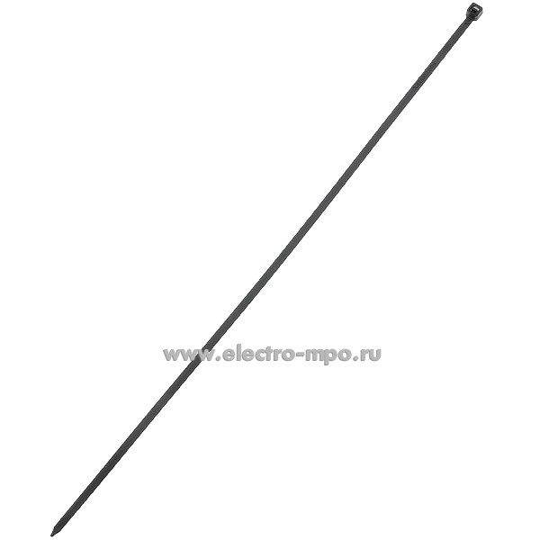 Г6037. Хомут 49413 КСС 4х300 гибкий 3,6х300мм чёрный атмосферостойкий для жгутовки (Fortisflex)