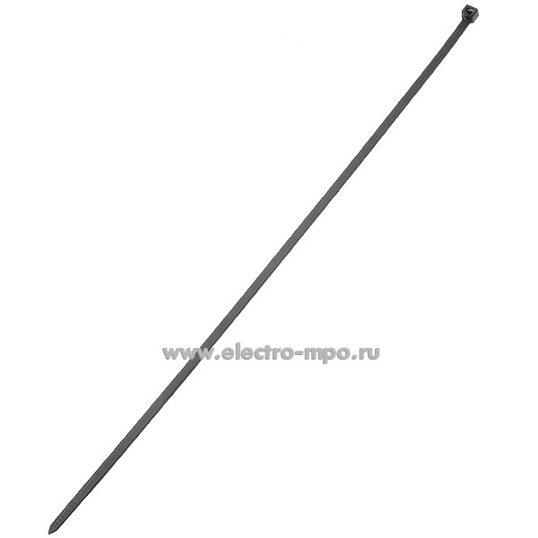 Г6044. Хомут 49418 КСС 5х350 гибкий 4,8х350мм чёрный атмосферостойкий для жгутовки (Fortisflex)