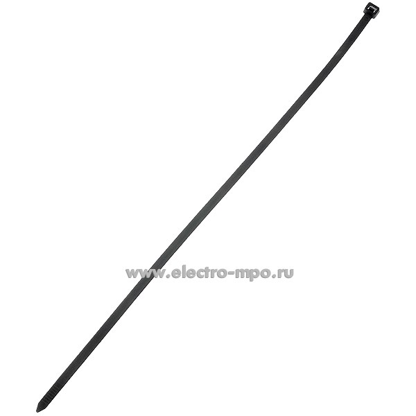 Г6051. Хомут 50286 КСС 8х450 гибкий 7,6х450мм чёрный атмосферостойкий для жгутовки (Fortisflex)