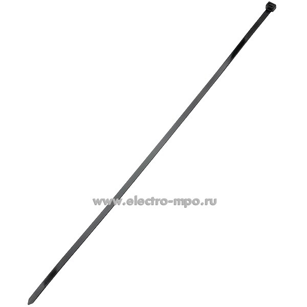 Г6053. Хомут 80007 КСС 9х550 гибкий 9х550мм чёрный атмосферостойкий для жгутовки (Fortisflex)