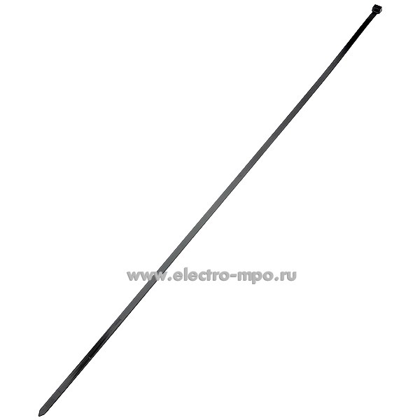 Г6054. Хомут 59158 КСС 9х760 гибкий 9х760мм чёрный атмосферостойкий для жгутовки (Fortisflex)