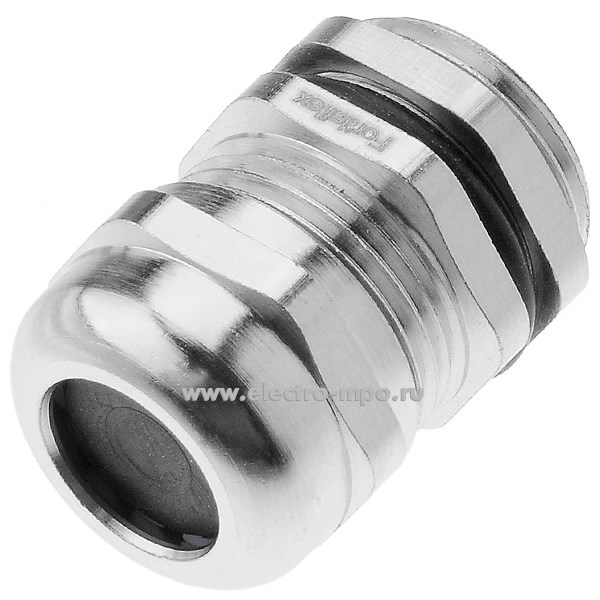 Т2045. Сальник 88616 MGM-L20 латунный с удлинённой резьбой, с контргайкой (D кабеля 6-12мм, IP68) (Fortis