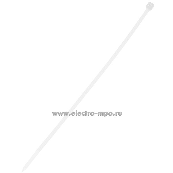 Г6009. Хомут 49397 КСС 4х200 гибкий 3,6х200мм белый для жгутовки (Fortisflex)