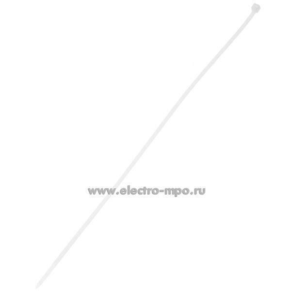 Г6011. Хомут 49399 КСС 4х300 гибкий 3,6х300мм белый для жгутовки (Fortisflex)