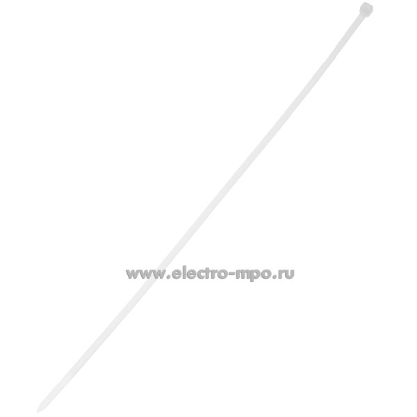 Г6018. Хомут 49405 КСС 5х350 гибкий 4,8х350мм белый для жгутовки (Fortisflex)