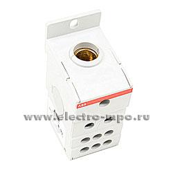 52051. Э2051. Распределительный блок BRU400А 1 полюс 400А 1 шина на 14 присоеднинений (Tyco/АВВ)
