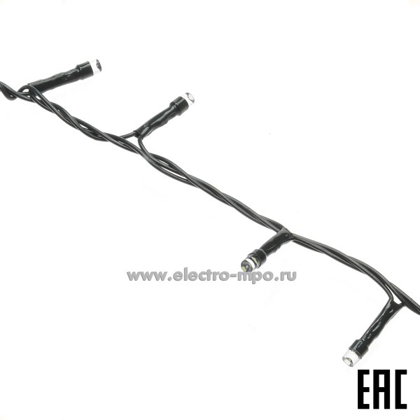 С5032. Светодиодная гирлянда "Нить" 61794 NGF-S01-50CW 220В 4м 50LED белый свет IP20 (Navigator)