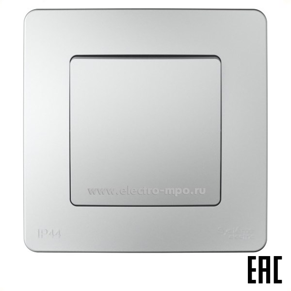 Ю4457. Переключатель Blanca BLNVS410603 1 кл. с/п алюминий IP44 (Systeme Electric)