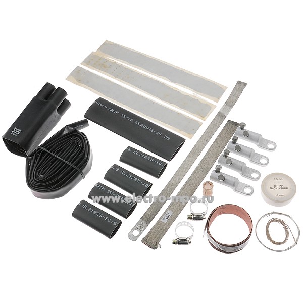 64732.М4732 Муфта концевая GUST01/1кВ 3х(25-70)/750-L12 термоусаживаемая бумажная изоляция (Raychem)