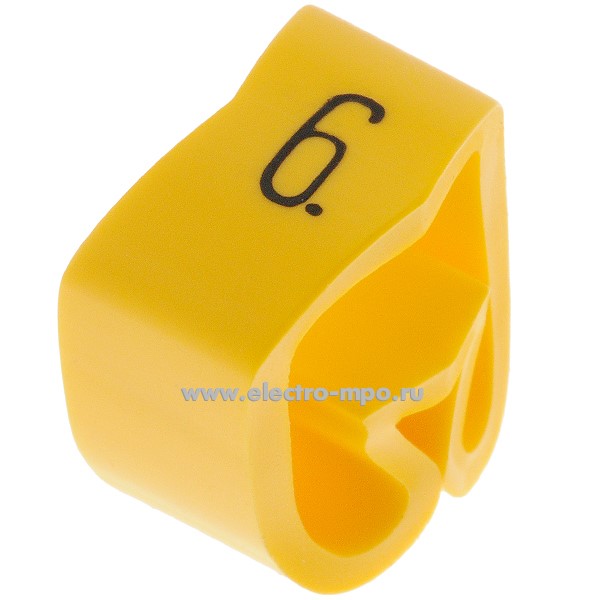 М3519. Маркер PA-30006AV40.6 символ "6" 16-70 мм2 (Partex)