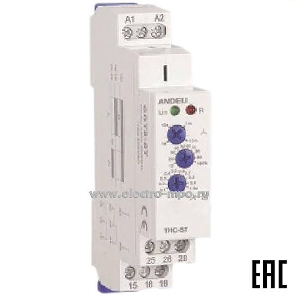 А69. Реле задержки запуска звезда/ треугольник THC-ST AC230 ADL09-104 (ANDELI)