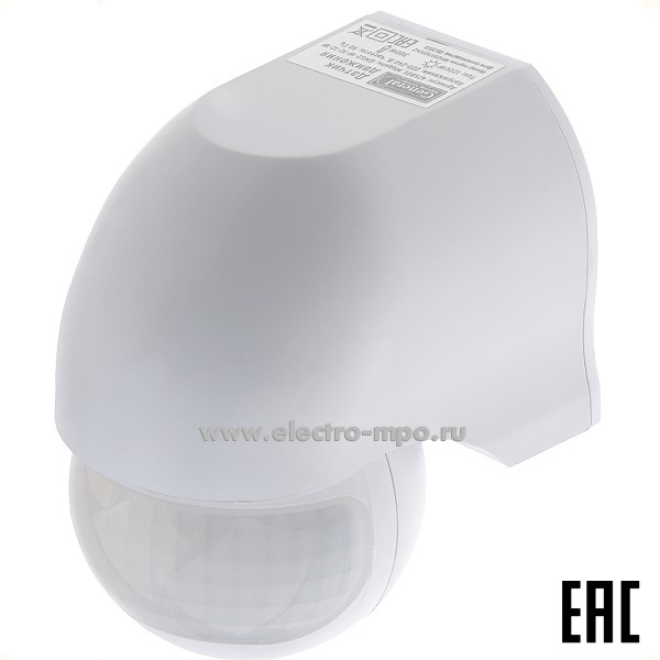 С8036. Датчик движения 475801 GMS2-W-12-12-W 1200Вт 180град 12м настенный белый IP44 (General)