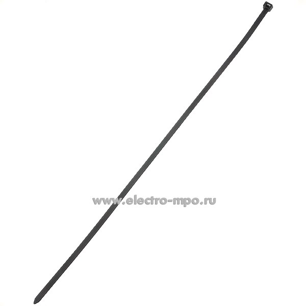 Г6052. Хомут 50287 КСС 8х500 гибкий 7,6х500мм чёрный атмосферостойкий для жгутовки (Fortisflex)