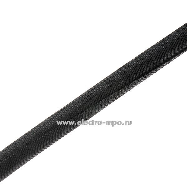 М5059. Оплётка 85380 XS-10 кабельная 10-14мм самозаворачивающаяся полиэстер чёрная (Fortisflex)