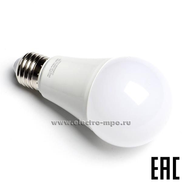 20264.Л0264 Лампа 14Вт LED14-A60/830/E27 220В 3000К светодиодная "груша" тёплый белый свет (Camelion)
