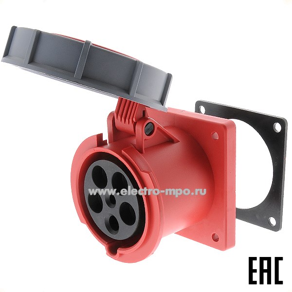 Р4937. Розетка РЩ-103 для с/п  26277DEK 125А 380В 3P+PE+N IP67 (DEKraft)