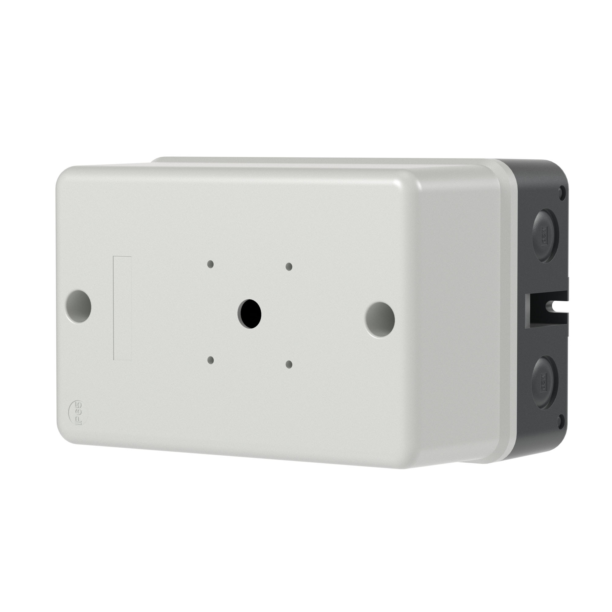 А82. Пластиковый DMP32ENC-B-YR бокс для DMP32 с доп.контактами с красной ручкой селекторного типа  (ДКС)