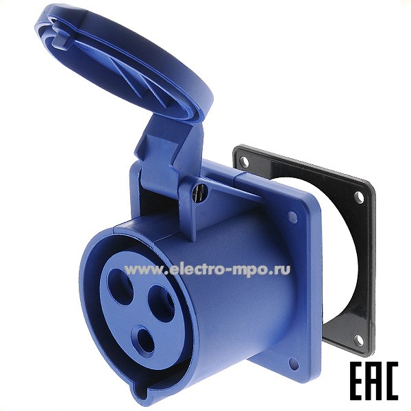 Р4921. Розетка РЩ-103 для с/п  26261DEK 32А 220В 2P+PE IP44 (DEKraft)