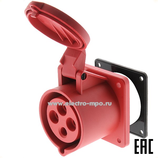 Р4923. Розетка РЩ-103 для с/п  26263DEK 32А 380В 3P+PE IP44 (DEKraft)