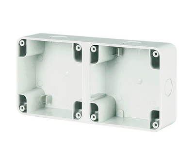 Р57. Коробка DIS137102 для настенной установки на 2 поста (ДКС)