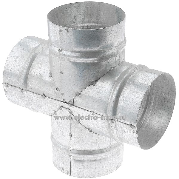 79397.Н9397 Крестовина КМ 80 Ц металлическая оцинкованная D=80мм (Вентс Украина)