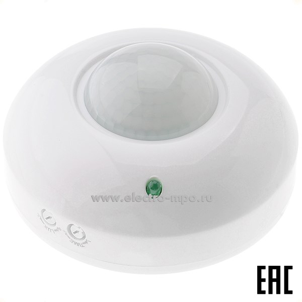 С8038. Датчик движения 475803 GMS4-C-8-7-W 1200Вт 360град 8м потолочный белый IP44 (General)