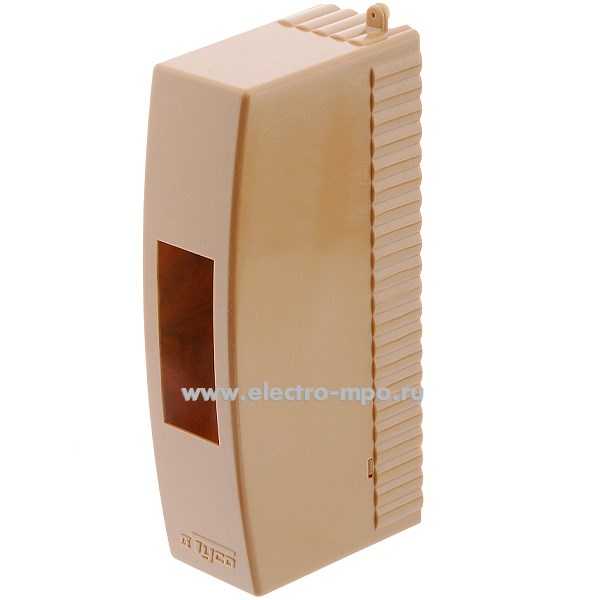 Е0901. Бокс 68001К коричневый на 1 модуль без клеммника и двери IP30 (Рувинил Москва)