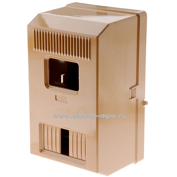 Е0961. Щиток 68021К коричневый квартирный 261х154х131мм 5 мод. без эл.сч-ка и автоматов IP30 (Рувинил)