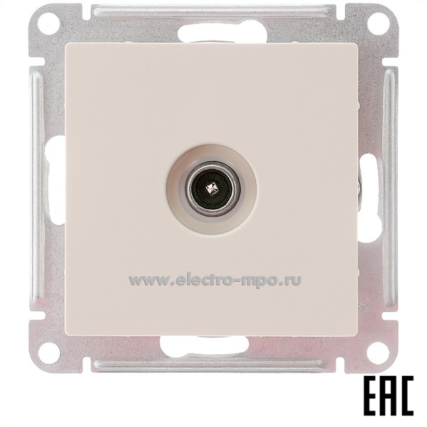 Ю4079. Механизм AtlasDesign ATN000291 TV розетки конечной 1дБ с/п бежевый (Systeme Electric)