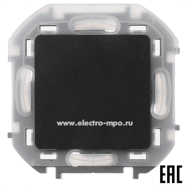 Ю5847. Механизм Inspiria 673673 переключателя 1кл. IP44 с/п антрацит (Legrand/Daccord)