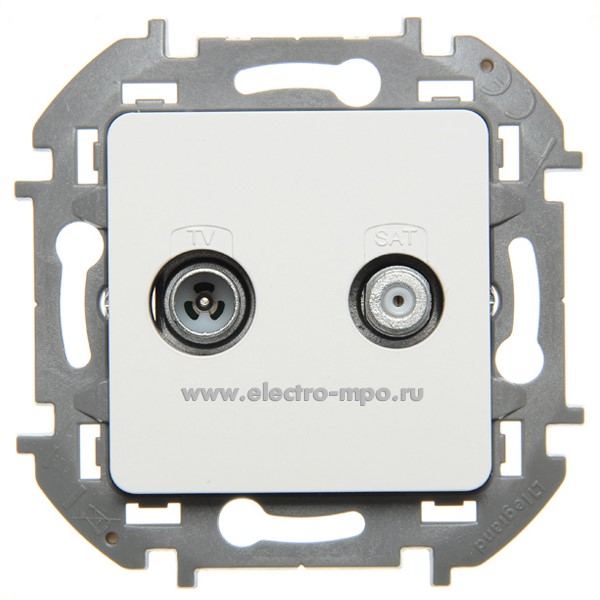 Ю5729. Механизм Inspiria 673880 розетки TV/SAT с/п белый (Legrand/Daccord)