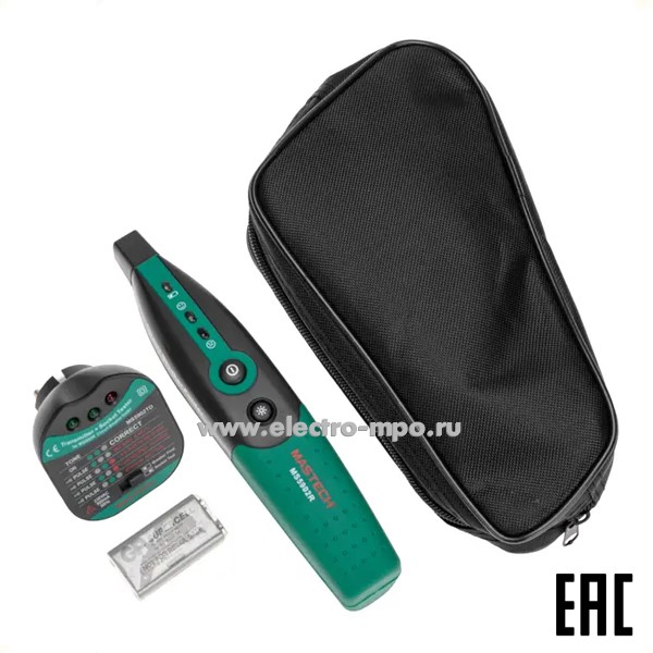 И47. Тестер 13-1262 розеток детектор автоматов MS5902RTD (Mastech) И47. Тестер 13-1262 розеток детектор автоматов MS5902RTD (Mastech)