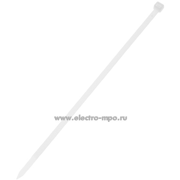 Г60. Хомут 50009 КСС 8х300 гибкий 7,6х300мм белый для жгутовки (Fortisflex)