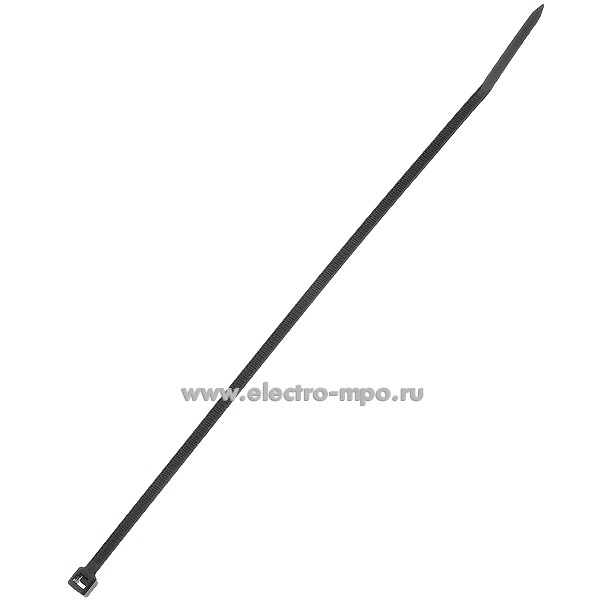 Г60. Хомут 89909 КСС 9х500 гибкий 9х500мм чёрный атмосферостойкий для жгутовки (Fortisflex)