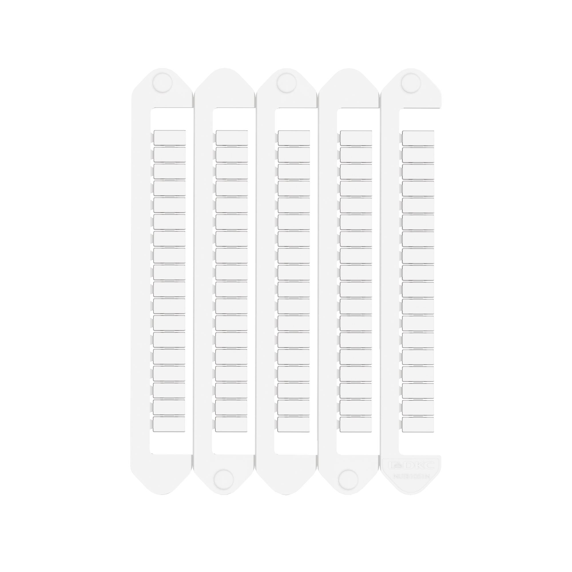 М37. Маркировка NUTB1051NBP для клемм ДКС, жесткая, 5х10мм (NUTB1051N c количеством в  (ДКС)