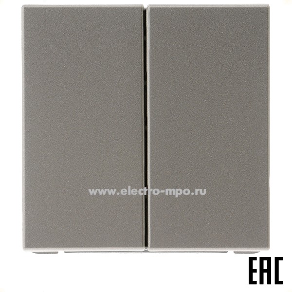 Р3102. Механизм ArtGallery GAL000551 выключателя 2 кл. с/п шампань (Systeme Electric)