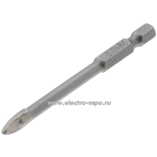 В7923. Бита-сверло 6,0х75мм 131000600 KEILBIT по стеклу (Keil Германия)