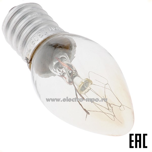 Л1985. Лампа 7Вт DP-704 BL-4 230В Е14 накаливания для светильников-ночников (Camelion)