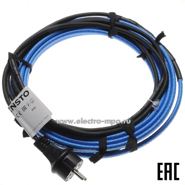 П9503. Комплект Plug`n Heat EFPPH6 нагревательный кабель 6м 9Вт/м IP68 для обогрева труб (Ensto)