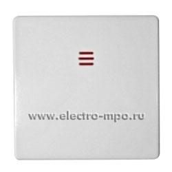 Ю1711. Клавиша Simon 82 82011-30 с линзой подсветки белая (Simon Electric Испания)