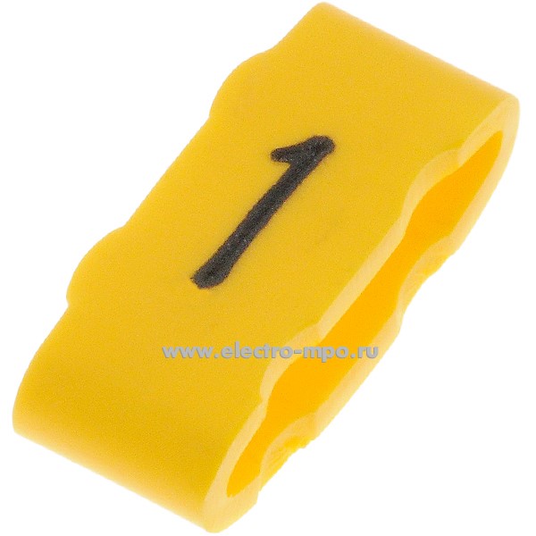 М3532. Маркер на кабель PK+20004SV40.1 для держателя POH/PKH символ "1" (Partex)